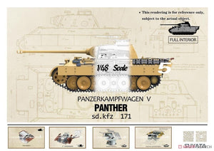 Suyata NO-001 Panther A avec Zimmerit et intérieur complet + Strabokran 16t avec maintenance 1/48 – image 6