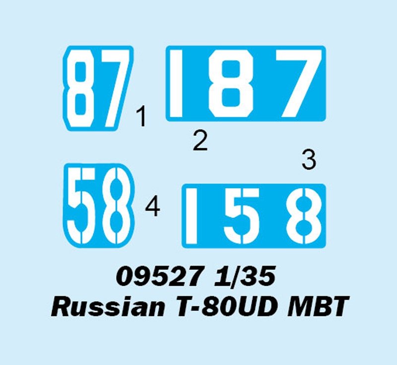 Trumpeter 09527 Char de combat principal russe T-80UD au 1/35 – Bild 3
