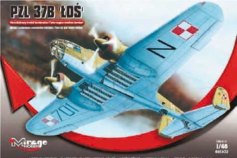 Mirage Hobby 481302 Bombardier Loś PZL 37B (1/48)