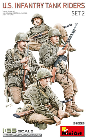 MiniArt 53035 Cavaliers de chars d&amp;#39;infanterie américains. Set 2 1/35