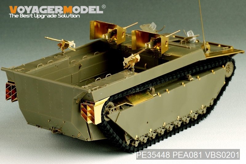 Maquette Voyager PE35448 WWII US LVT-4 Water Buffalo Landing Vehicle Chenillé de base pour AFV CLUB 35205 1/35  – immagine 14