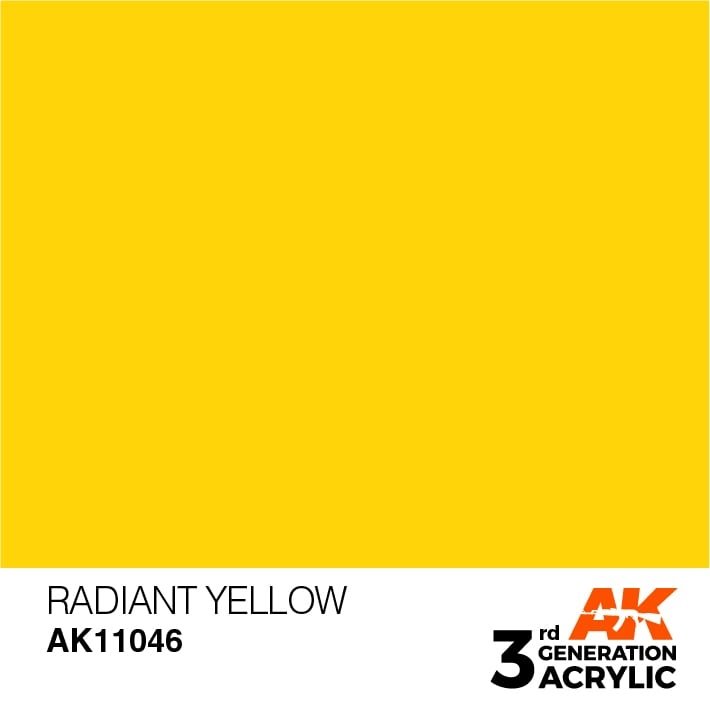 AK Interactive AK11046 Jaune éclatant 17 ml