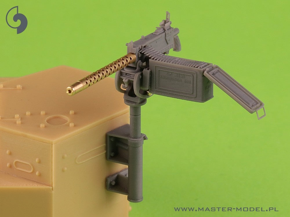 Master GM-35-087 Browning M1919 A4 .30 cal (7,62mm) - z uchwytem plot. M20 (używany np. na M3 Stuart) lub z kołyską D7431 (np. M3 Scout Car) 1/35 – zdjęcie 6