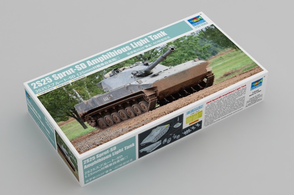 Trumpeter 09599 2S25 Sprut-SD Char léger amphibie 1/35 – image 2
