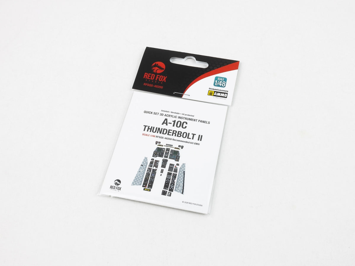 Red Fox Studio QS-48200 A-10C Thunderbolt II pour GWH, maquette en résine colorée 3D IP à l'échelle 1/48
