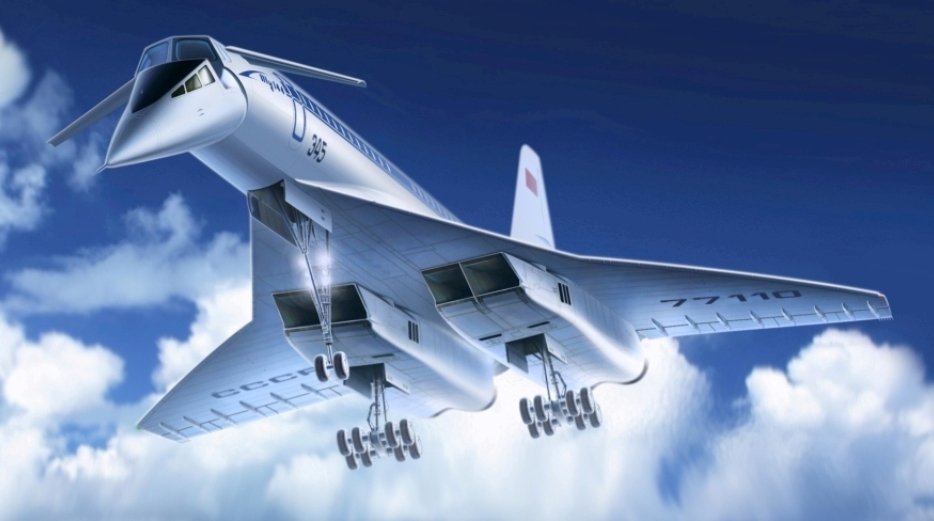 ICM 14401 Tu-144 « Charger », avion de ligne supersonique soviétique à l'échelle 1/144