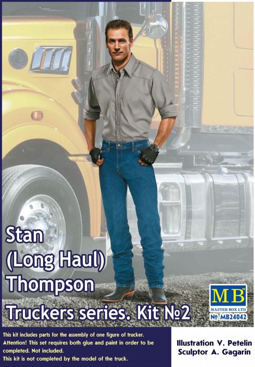 Master Box 24042 Série Truckers : Stan Long Haul Thompson (1/24) 