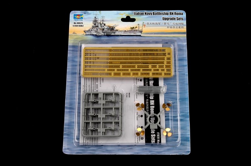 Ensembles d&amp;#39;amélioration pour le cuirassé Roma de la marine italienne Trumpeter 06625 (1/350)