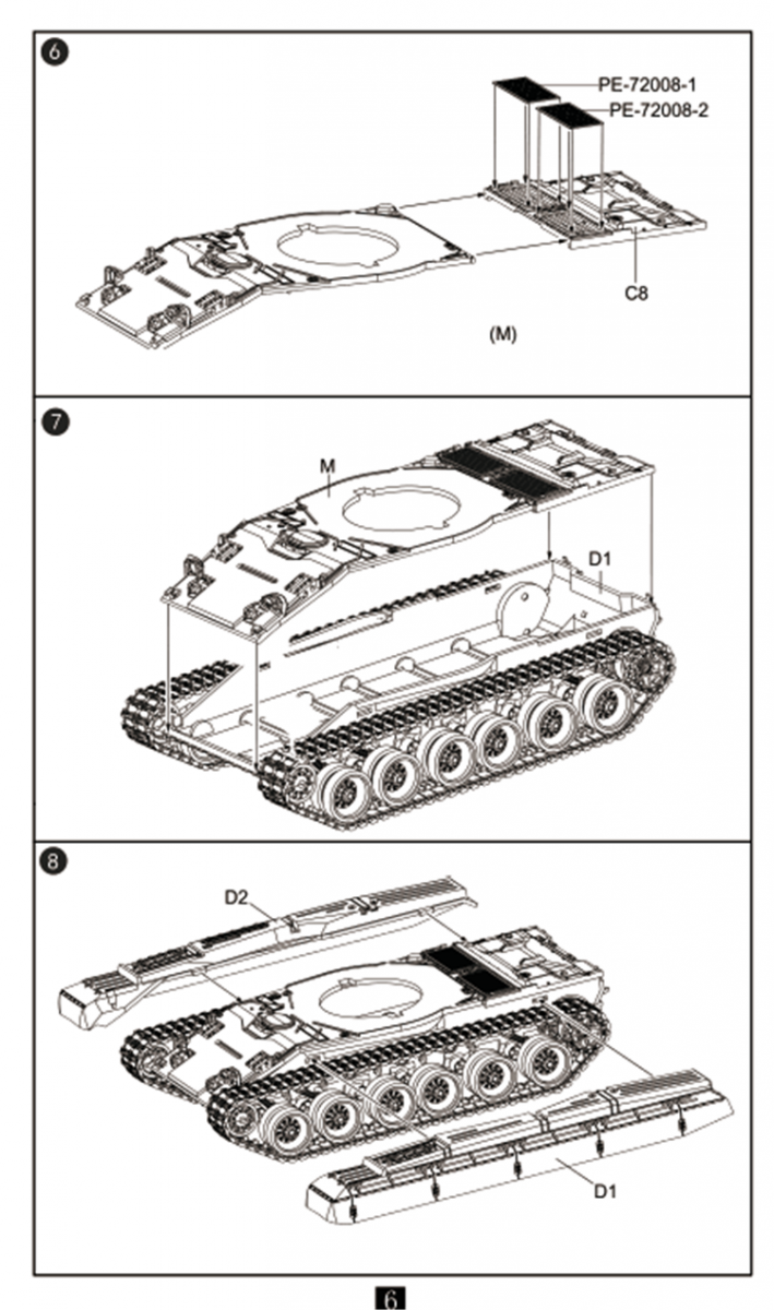 Modelcollect UA72193 Soviet T-80 Main Battle Tank 1970S-1990S N in1 1/72 – zdjęcie 5