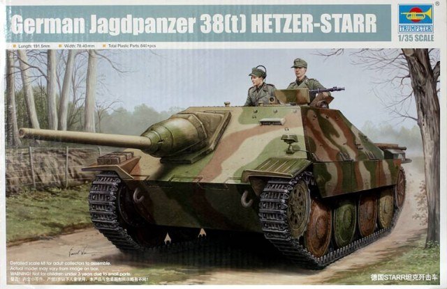 Trumpeter 05524 Jagdpanzer allemand 38(t) Hetzer-Starr (1/35)