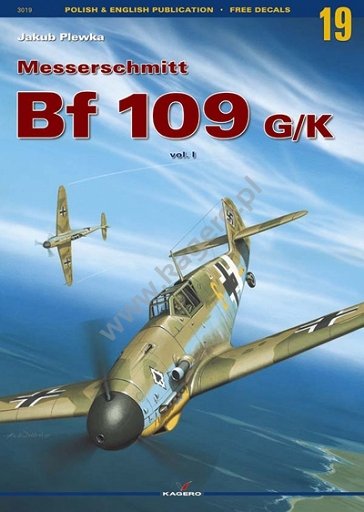 Kagero 3019 Messerschmitt Bf 109 G/K EN/PL (sans décalcomanie)