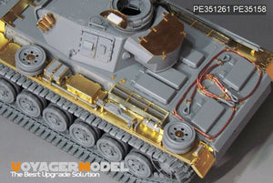 Voyager Model PE351261 WWII German Pz.KPfw.III Ausf.N early version upgrade set basic For DRAGON 6606 1/35 – zdjęcie 6