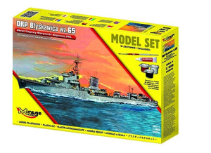 Mirage Hobby 840096 ORP Błyskawica wz.65 Okręt flagowy Marynarki Wojennej PRL MODEL SET 1/400