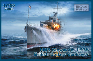 IBG 70008 HMS Glowworm (1938) Destroyer de classe G 1/700