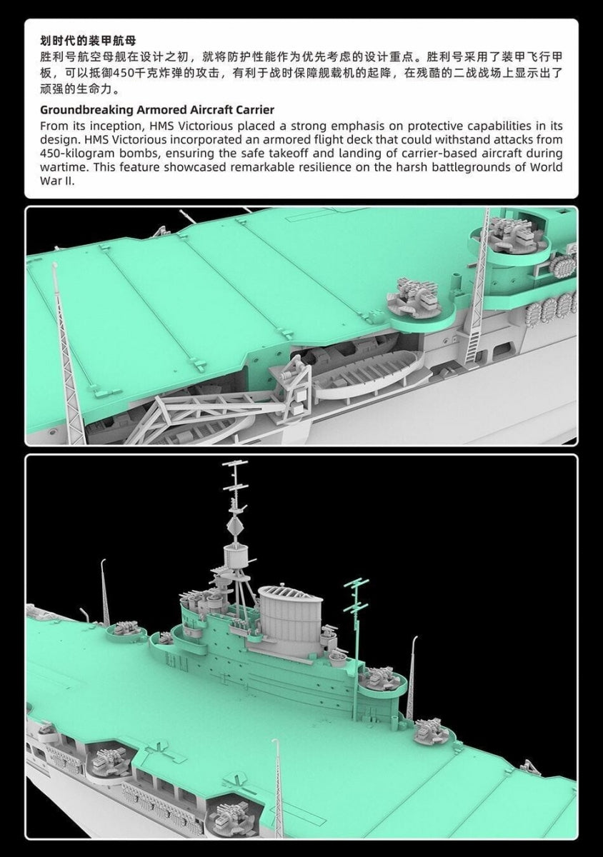 Maquette FlyHawk FH1135 HMS Victorious 1/700 – image 7