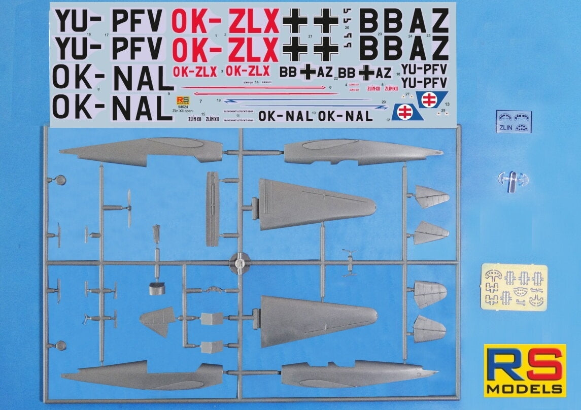 RS Models 92303 Zlin Z-XII Vol. Avion de sport 1/72 – image 3