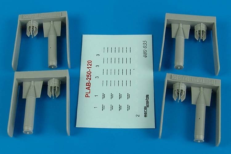 Aerobonus 480035 PLAB-250-120 Bombes anti-sous-marines soviétiques (1/35)