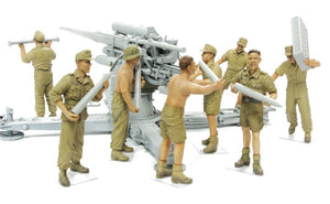 Hobby Fan HF568 Flak18 AFRIKA KORPS-8 FIGURINES