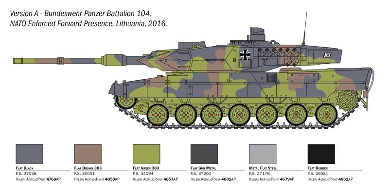 Italeri 6567 LEOPARD 2A6 1/35  – immagine 6