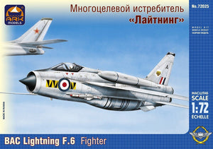 Ark Models 72025 BAC Lightning F.6 Chasseur intercepteur britannique (1/72)