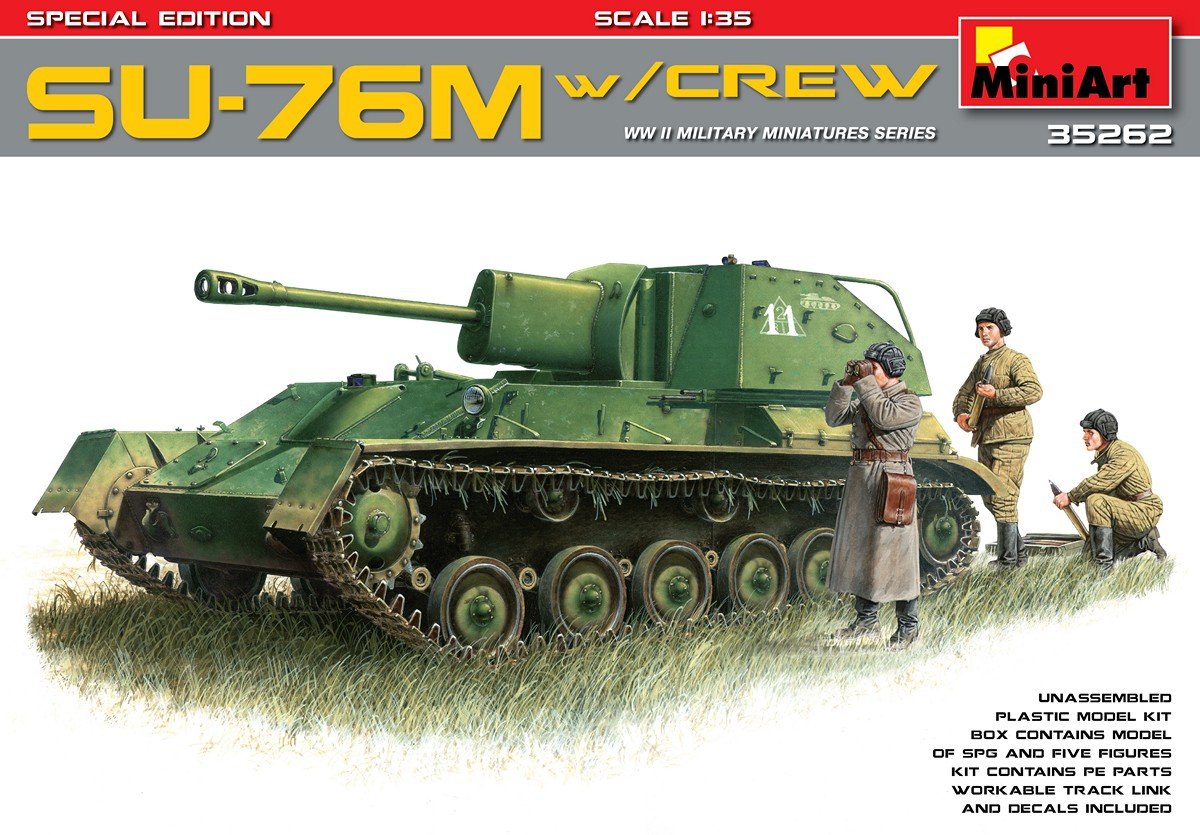MiniArt 35262 SU-76M avec équipage ÉDITION SPÉCIALE (1/35)