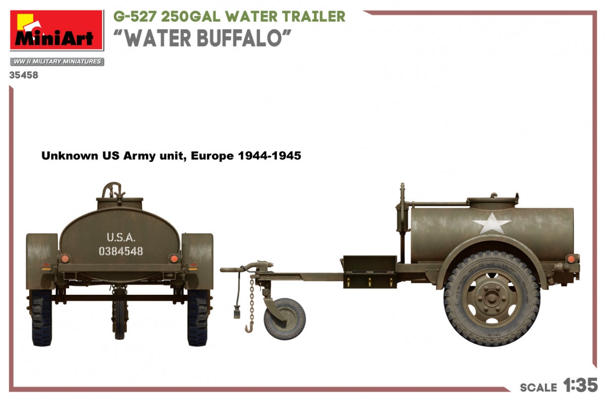 MiniArt 35458 G-527 REMORQUE À EAU 250GAL «WATER BUFFALO» 1/35 – imagen 4