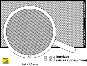Aber S-21 Net with interlaced mesh 0,6 x 1,5 mm – zdjęcie 2