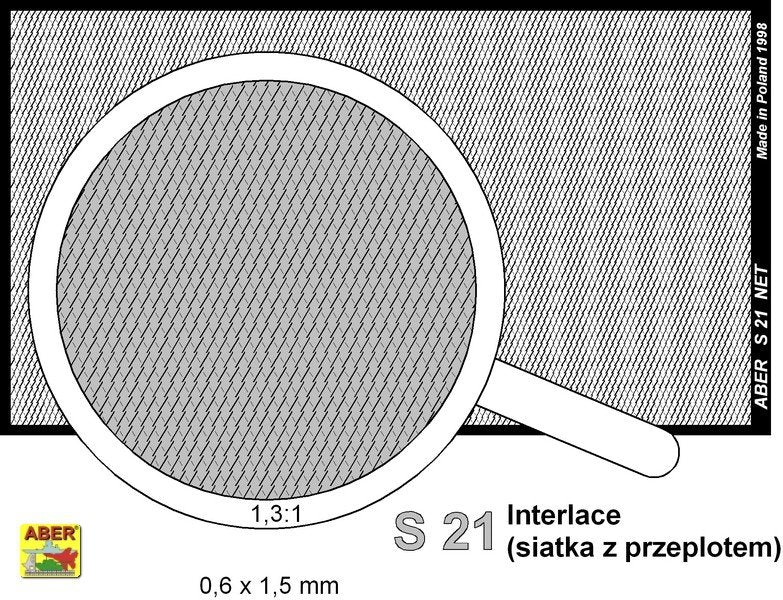 Aber S-21 Net with interlaced mesh 0,6 x 1,5 mm – zdjęcie 2