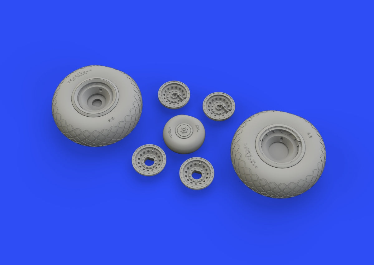 Roues Eduard 6481020 B-17F à profil diamant EDUARD 1/48 – Bild 6