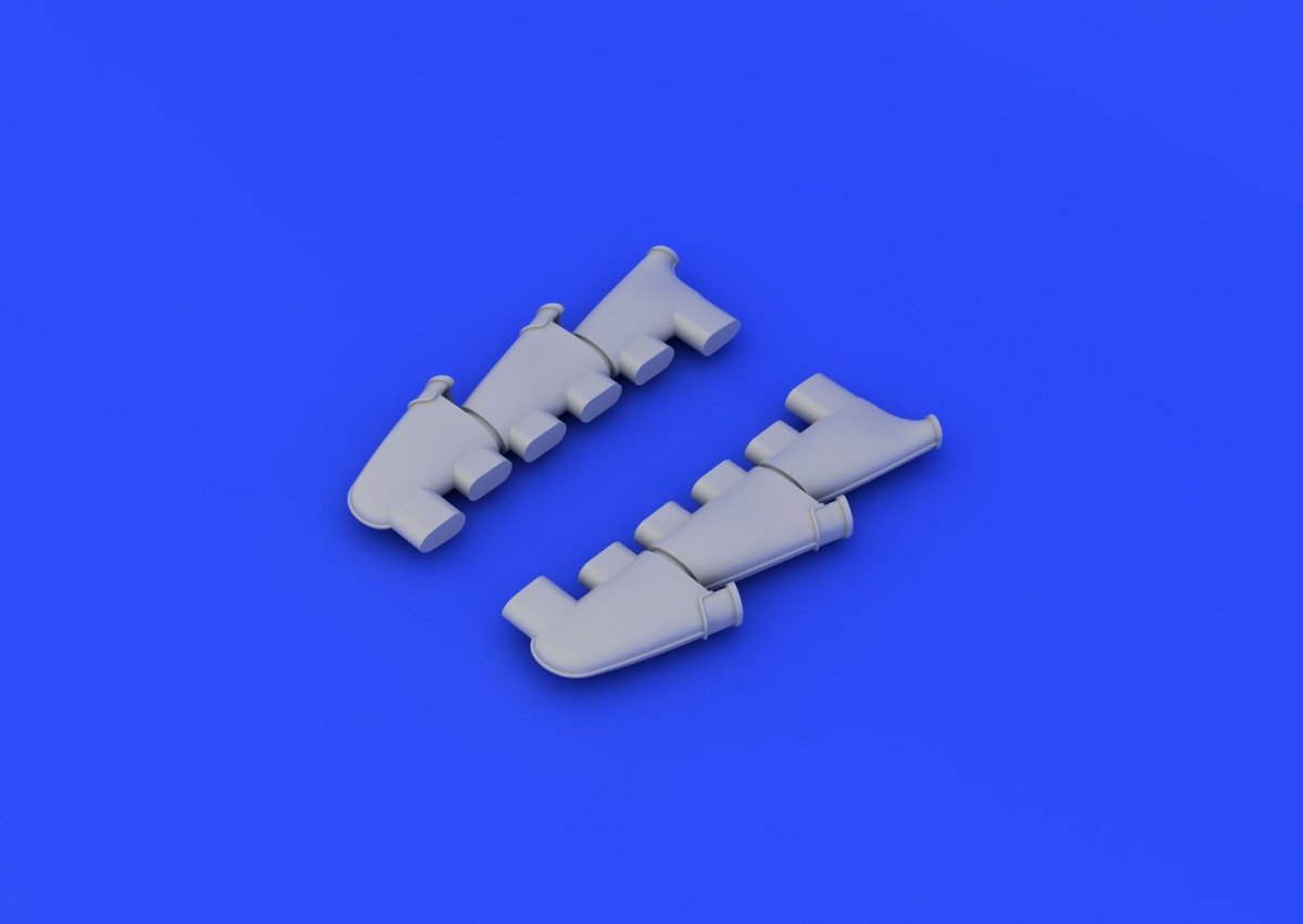 Eduard 648211 Spitfire Mk. I pots d&amp;#39;échappement 1/48 (AIRFIX) – image 2