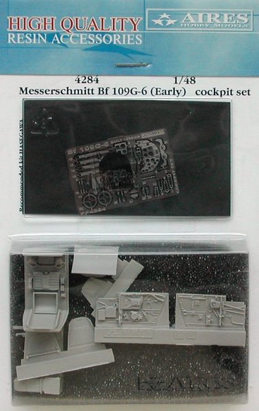 Kit cockpit Aires 4284 Bf 109G-6 (première version) 1/48 Hasegawa