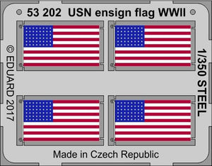 Eduard 53202 Drapeau de l&amp;#39;US Navy Seconde Guerre mondiale Acier 1/350