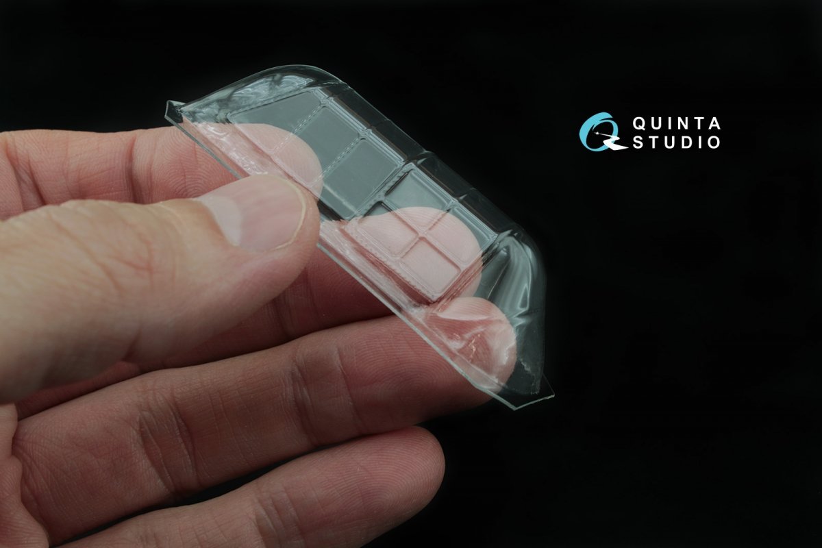 Quinta Studio QC48017 Su-2 verrière transparente sous vide (pour kit Zvezda) 1/48 – Bild 2
