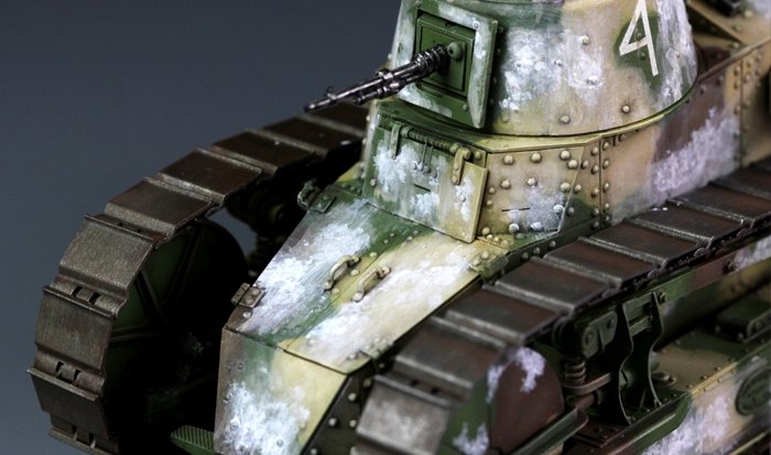 Maquette Meng Models TS-008 Char léger français FT-17 (tourelle moulée) (1/35) – image 3