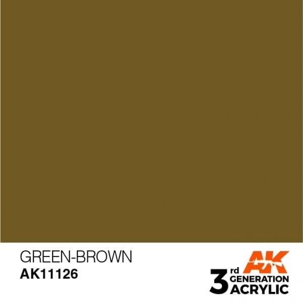 AK Interactive AK11126 VERT-BRUN – STANDARD 17 ml