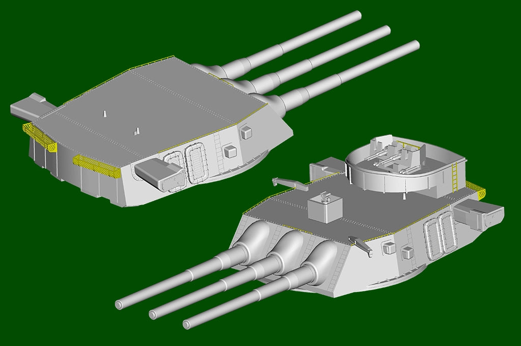 Trumpeter 05373 USS Ohio BB-68 1/350  – image 9