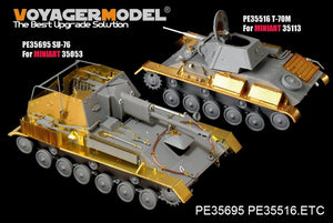 Maquette Voyager PE35695, canon automoteur russe SU-76 de la Seconde Guerre mondiale (modèle de base) pour MiniArt 35053 au 1/35 – image 7