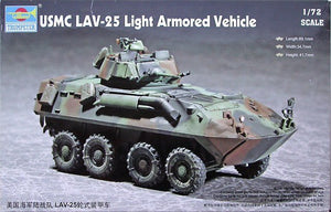 Trumpeter 07268 USMC LAV-25 Véhicule blindé léger (1/72)