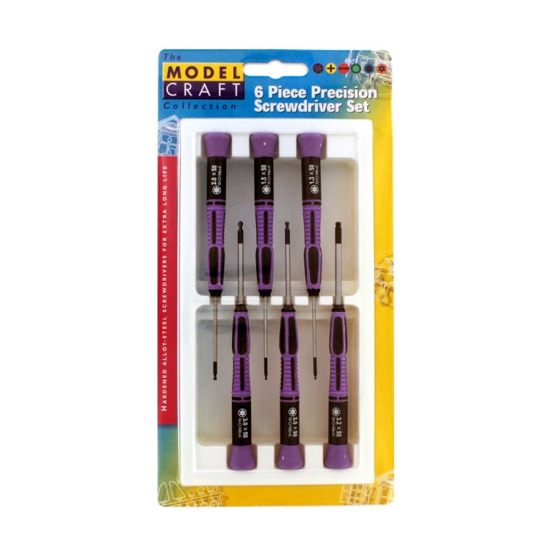 Ensemble de 6 tournevis à bille Modelcraft PSD1607  – image 2