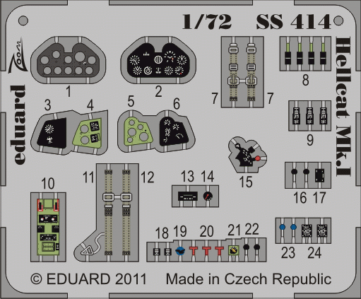 Eduard SS414 Hellcat Mk. I SA 1/72 EDUARD