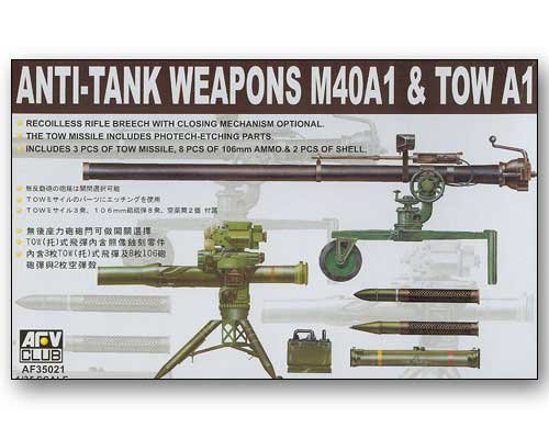 AFV Club 35021 Armes antichars M40A1 et TOW A1 1/35