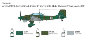 Italeri 72010 Junker Ju-87B Stuka - Ensemble complet pour modélisme - Kit de démarrage 1/72 – Bild 5