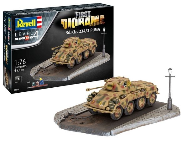 Revell 03298 Sd.Kfz. 234/2 Puma - Premier coffret diorama 1/76