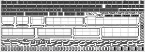 Pontos 35005F1 USS CV-14 Toconderoga 1944 Ensemble détaillé (1/350)  – image 21