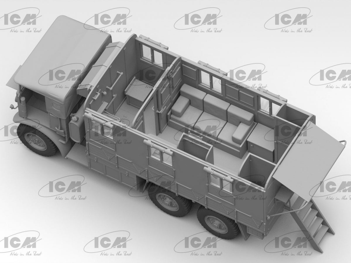ICM 35603 Caravane de bureau de Monty 1/35 – image 7