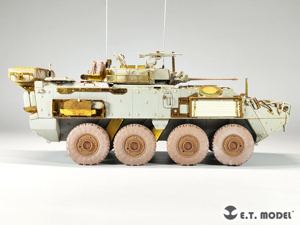 Roues affaissées pour véhicule blindé Stryker de l&amp;#39;armée américaine (modèle ET P35-155) - Kit TRUMPETER au 1/35 – image 9