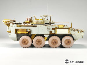 Roues affaissées pour véhicule blindé Stryker de l&amp;#39;armée américaine (modèle ET P35-155) - Kit TRUMPETER au 1/35 – image 9