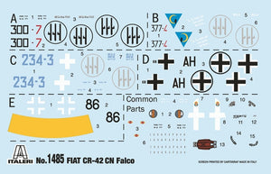 Italeri 1485 FIAT CR.42 CN Falco Chasseur de nuit 1/72 – image 12