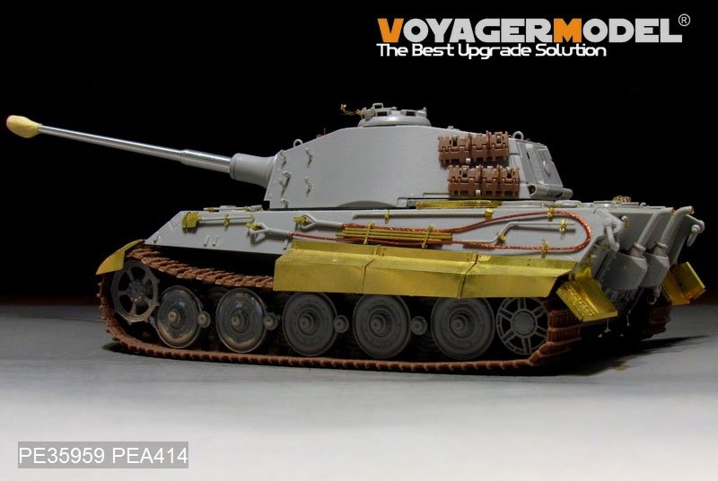 Voyager Model PE35959 WWII German King Tiger (Hensehel Turret) For HOBBYBOSS 84531 1/35 – zdjęcie 4