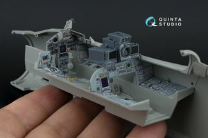 Intérieur imprimé en 3D et coloré sur papier décalcomanie (Italeri) de Quinta Studio QD+32232 Tornado ECR (avec pièces en résine imprimées en 3D) à l&amp;#39;échelle 1/32 – image 12